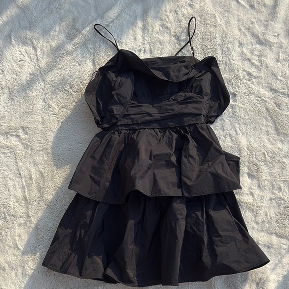 Zara Dresses & Skirts - ZARA Black Tiered Mini Dress – XS | Date Night | Trend-Forward | New